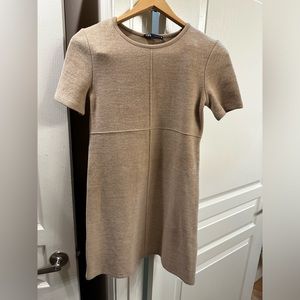 Zara Wool Tan Dress